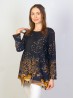 Ladies Reindeer Printed Knit Fashion Top 